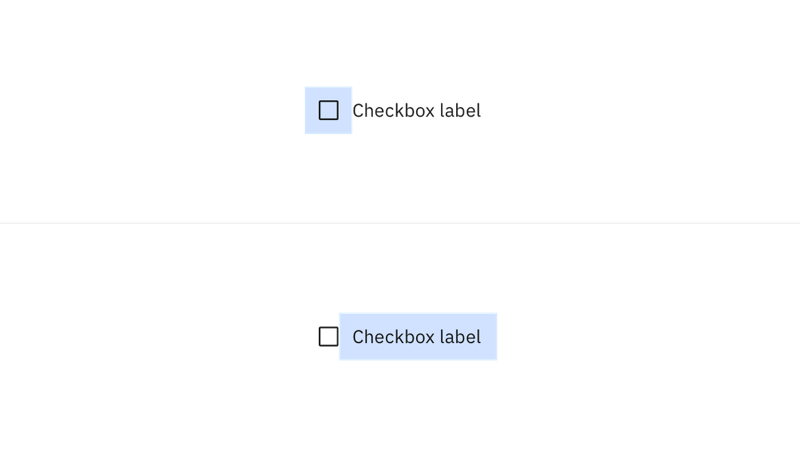 The default state for checkboxes is unchecked.